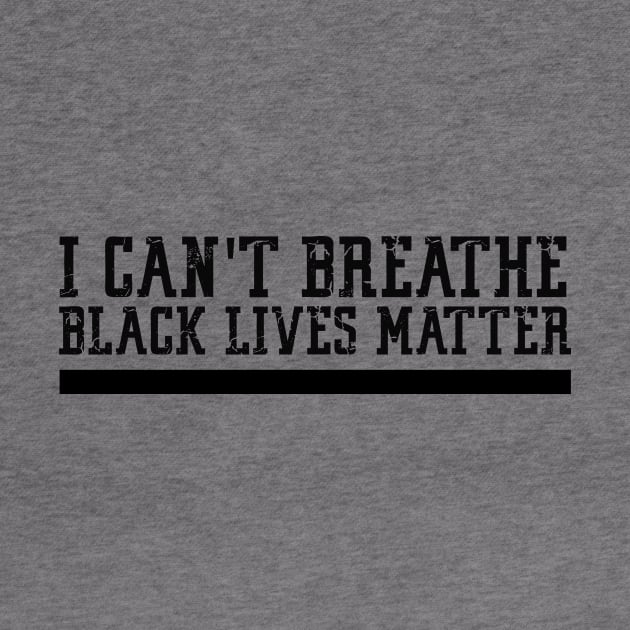 I Can't Breathe Black Lives Matter by ClothesLine